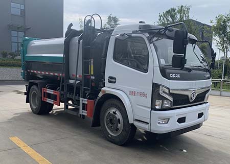 东风8方自装卸式垃圾车