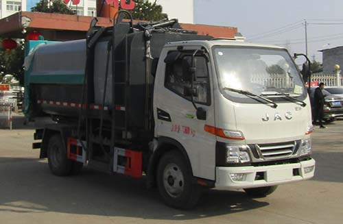 程力威牌CLW5070ZZZ6SL型自装卸式垃圾车